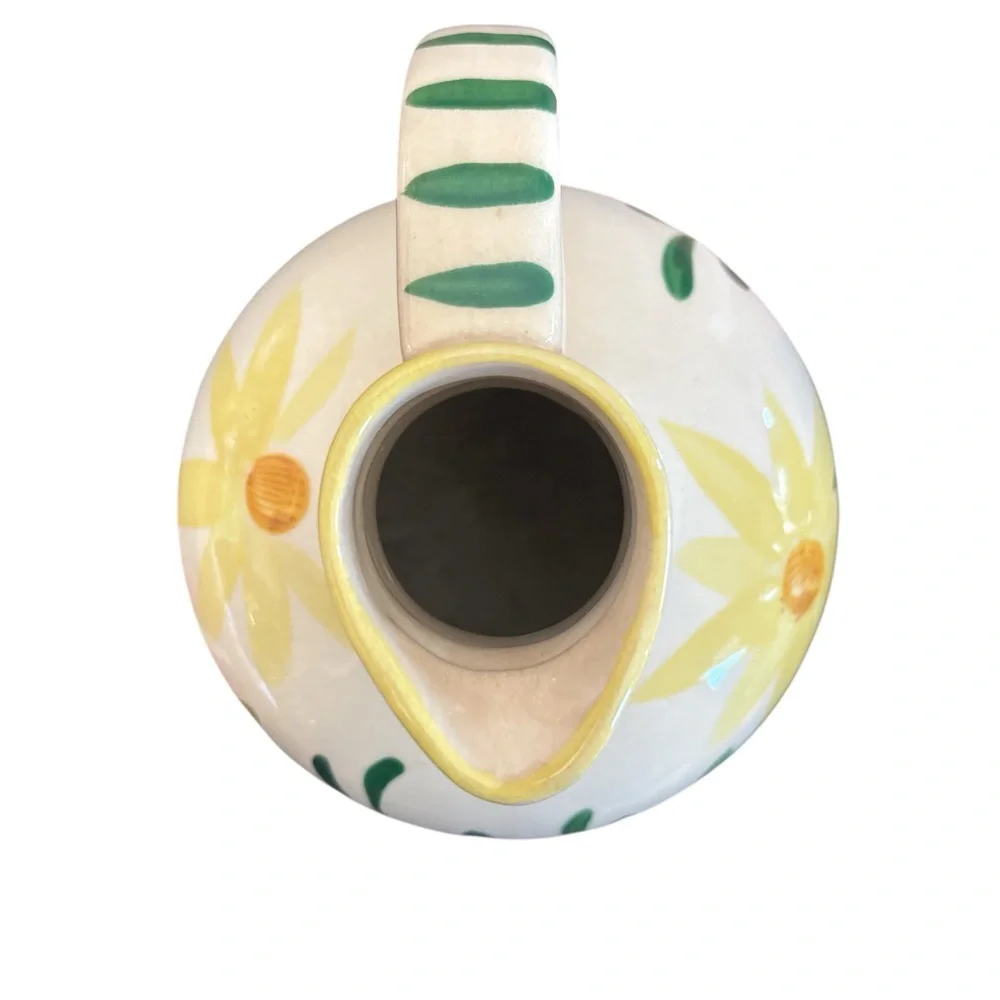 Vintage Nasco Hand Painted Floral Pitcher From Japan - Picture 5 of 7
